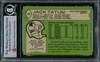 Jack Tatum Autographed 1978 Topps Card #28 Oakland Raiders Beckett BAS #15500721