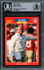 Bill Walsh Autographed 1989 Pro Set Rookie Card #30 San Francisco 49ers Beckett BAS #15500901