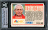 Bill Walsh Autographed 1989 Pro Set Rookie Card #30 San Francisco 49ers Beckett BAS #15500901