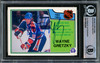 Wayne Gretzky Autographed 1983-84 O-Pee-Chee Card #216 Edmonton Oilers Vintage Signature Beckett BAS #15500204