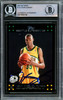 Kevin Durant Autographed 2007-08 Topps Rookie Card #112 Seattle Sonics On Card Beckett BAS #15500184