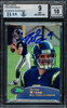 Drew Brees Autographed 2001 eTopps Rookie Card #125 San Diego Chargers BGS 9 Auto Grade Gem Mint 10 Beckett BAS #15681940