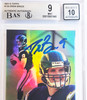 Drew Brees Autographed 2001 eTopps Rookie Card #125 San Diego Chargers BGS 9 Auto Grade Gem Mint 10 Beckett BAS #15681940