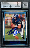 Drew Brees Autographed 2001 Bowman Rookie Card #164 San Diego Chargers BGS 9 Auto Grade Gem Mint 10 Beckett BAS #15681834