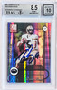 Drew Brees Autographed 2001 Donruss Elite Rookie Card #102 San Diego Chargers BGS 8.5 Auto Grade Gem Mint 10 #303/500 Beckett BAS #15681827