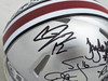 Ohio State QB Quarterback Legends Autographed Silver Speed Mini Helmet With 6 Signatures Including Troy Smith Beckett BAS Witness Stock #216712