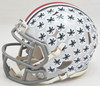 Ohio State QB Quarterback Legends Autographed Silver Speed Mini Helmet With 6 Signatures Including Troy Smith Beckett BAS Witness Stock #216712