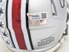 Garrett Wilson Autographed Ohio State Buckeyes Silver Speed Mini Helmet Fanatics Holo Stock #216716