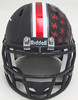 Garrett Wilson Autographed Ohio State Buckeyes Black Speed Mini Helmet Fanatics Holo Stock #216717