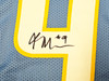Los Angeles Chargers Kenneth Murray Jr. Autographed Powder Blue Jersey Beckett BAS Witness Stock #215958