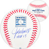 John Smoltz Autographed Official Hall of Fame HOF Logo Baseball Atlanta Braves "HOF 15" Beckett BAS Witness Stock #216013