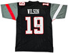 Texas Tech Red Raiders Tyree Wilson Autographed Black Jersey "Guns Up" Beckett BAS Witness Stock #215902