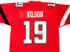 Texas Tech Red Raiders Tyree Wilson Autographed Red Jersey Beckett BAS Witness Stock #215904