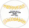 Salvador Perez Autographed Official Gold Glove Logo Baseball Kansas City Royals Beckett BAS Witness Stock #216045