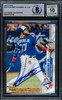 Vladimir Guerrero Jr. Autographed 2020 Topps Card #182 Toronto Blue Jays Auto Grade Gem Mint 10 Beckett BAS Stock #216645