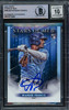 Wander Franco Autographed 2022 Topps Stars of MLB Rookie Card #SMLB-20 Tampa Bay Rays Auto Grade Gem Mint 10 Beckett BAS Stock #216642