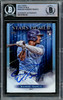 Wander Franco Autographed 2022 Topps Stars of MLB Rookie Card #SMLB-20 Tampa Bay Rays Beckett BAS Stock #216861