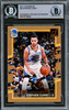 Stephen Curry Autographed 2017-18 Donruss Card #46 Golden State Warriors Beckett BAS Stock #216845