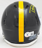 Darnell Washington Autographed Pittsburgh Steelers Black Speed Mini Helmet Beckett BAS Witness Stock #216802