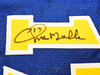 Golden State Warriors Chris Mullin, Tim Hardaway & Mitch Richmond Autographed Blue Jersey Run TMC Beckett BAS Witness Stock #216819