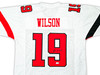 Texas Tech Red Raiders Tyree Wilson Autographed White Jersey Beckett BAS Witness Stock #215905
