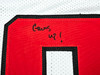 Texas Tech Red Raiders Tyree Wilson Autographed White Jersey "Guns Up" Beckett BAS Witness Stock #215906