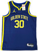 Golden State Warriors Stephen Curry Autographed Blue Jordan Statement Edition Jersey Size 48 Beckett BAS QR Stock #216024