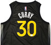 Golden State Warriors Stephen Curry Autographed Black Nike City Edition Jersey Size 48 Beckett BAS QR Stock #216026