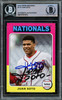 Juan Soto Autographed 2019 Topps Archives Card #119 New York Yankees Beckett BAS #15781573