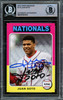 Juan Soto Autographed 2019 Topps Archives Card #119 New York Yankees Beckett BAS #15781574