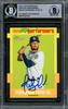 Fernando Tatis Jr. Autographed 2020 Topps Heritage New Age Performers Card #NAP-24 San Diego Padres Beckett BAS #15782134