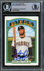 Fernando Tatis Jr. Autographed 2021 Topps Heritage Card #137 San Diego Padres Beckett BAS #15782358