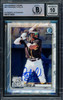 Fernando Tatis Jr. Autographed 2020 Bowman Chrome Card #82 San Diego Padres Auto Grade Gem Mint 10 Beckett BAS #15774539