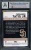 Fernando Tatis Jr. Autographed 2020 Topps Card #FTH-5 San Diego Padres Auto Grade Gem Mint 10 Beckett BAS #15774852