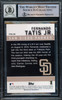 Fernando Tatis Jr. Autographed 2020 Topps Card #FTH-25 San Diego Padres Auto Grade Gem Mint 10 Beckett BAS #15774861