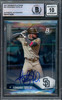 Fernando Tatis Jr. Autographed 2021 Bowman Platinum Card #55 San Diego Padres Auto Grade Gem Mint 10 Beckett BAS #15774893