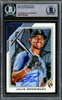 Julio Rodriguez Autographed 2022 Topps Gallery Rookie Card #35 Seattle Mariners Beckett BAS #15781462