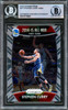 Stephen Curry Autographed 2015-16 Panini Prizm Card #377 Golden State Warriors Beckett BAS #15779067