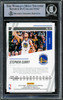 Stephen Curry Autographed 2019-20 Panini Chronicles Prestige Card #51 Golden State Warriors Beckett BAS #15779383