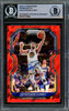 Stephen Curry Autographed 2020-21 Panini Prizm Red Ice Card #159 Golden State Warriors Beckett BAS #15779564