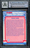 Patrick Ewing Autographed 1988-89 Fleer Sticker Card #5 New York Knicks Auto Grade Gem Mint 10 Beckett BAS #15772296