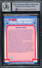 Patrick Ewing Autographed 1988-89 Fleer Sticker Card #5 New York Knicks Auto Grade Gem Mint 10 Beckett BAS #15772297