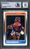 Patrick Ewing Autographed 1988-89 Fleer Card #80 New York Knicks Auto Grade Gem Mint 10 Beckett BAS #15772191