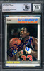 Patrick Ewing Autographed 1987-88 Fleer Card #37 New York Knicks Auto Grade Gem Mint 10 Beckett BAS #15772185