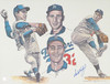 Sandy Koufax Autographed 18X24 Lithograph Los Angeles Dodgers Beckett BAS #AC56690