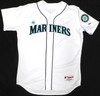 Seattle Mariners Michael Saunders Autographed White Authentic Majestic Jersey Size 48 MLB Holo #HZ028679