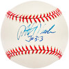 Matt Mieske Autographed Official NL Baseball Milwaukee Brewers, San Diego Padres Beckett BAS #BJ009151