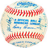 1985 Seattle Mariners Team Signed Autographed Official AL Baseball With 26 Signatures SKU #218502