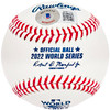 Martin Maldonado Autographed Official 2022 World Series Logo MLB Baseball Houston Astros "WS Champs 2022" Beckett BAS Witness #W381104