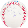 Hank Aaron & Al Downing Autographed Official MLB Baseball 715th Home Run Tristar & Steiner Holo SKU #218415
